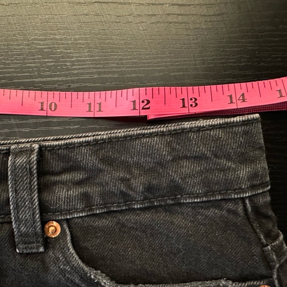 Zara Black Frayed Hem Mini Skirt - Picture 6 of 7